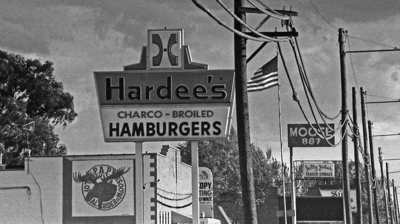 Hardee's restaurant from the 1970s