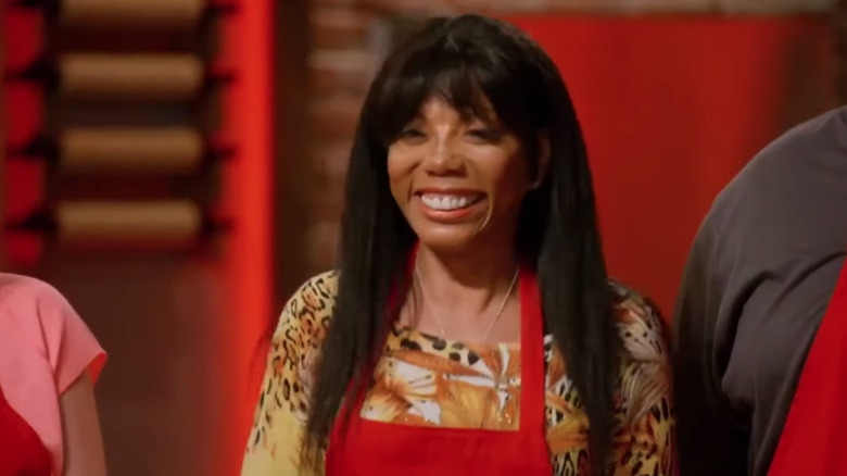 Hilda Ike smiles on 'Worst Cooks in America'