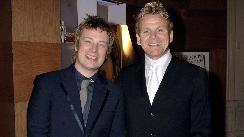 Chefs Jamie Oliver and Gordan Ramsay 