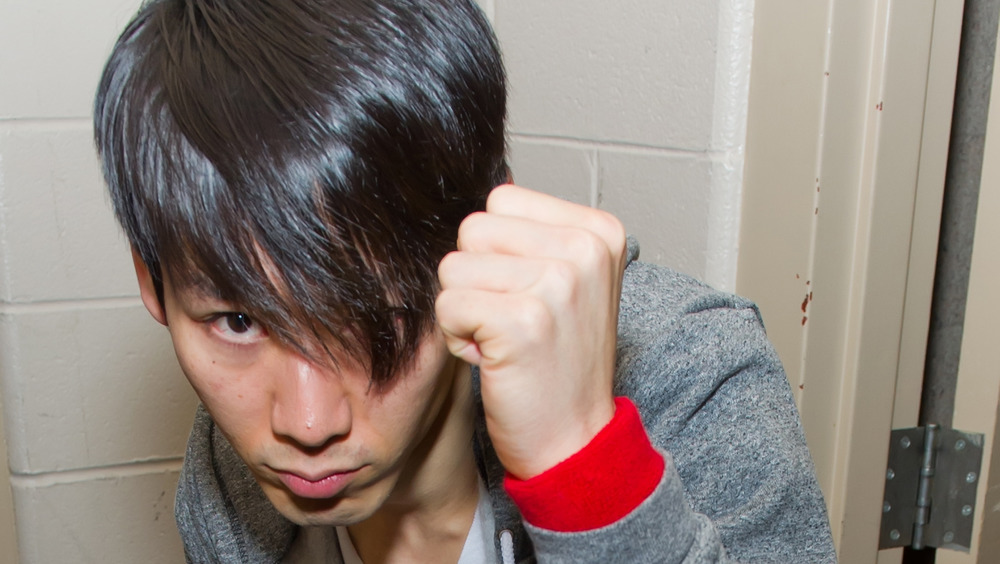 Takeru Kobayashi fighting stance