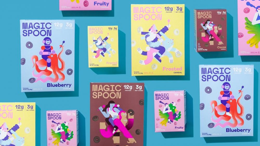 Magic Spoon cereal boxes