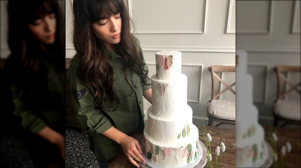 Makana Jarman with cake