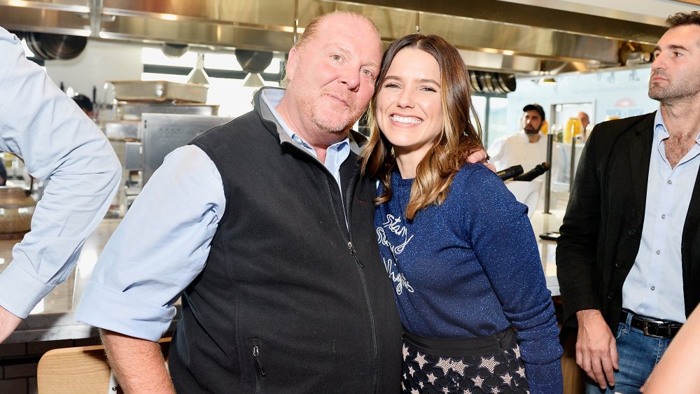 Mario Batali and Sophia Bush