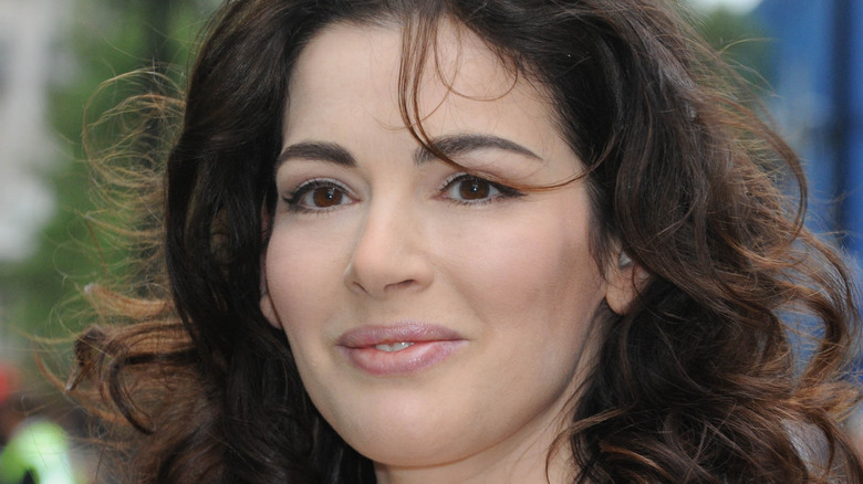 Nigella Lawson sitting