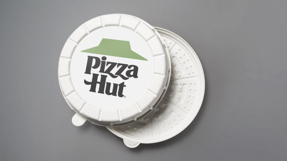 round pizza hut box