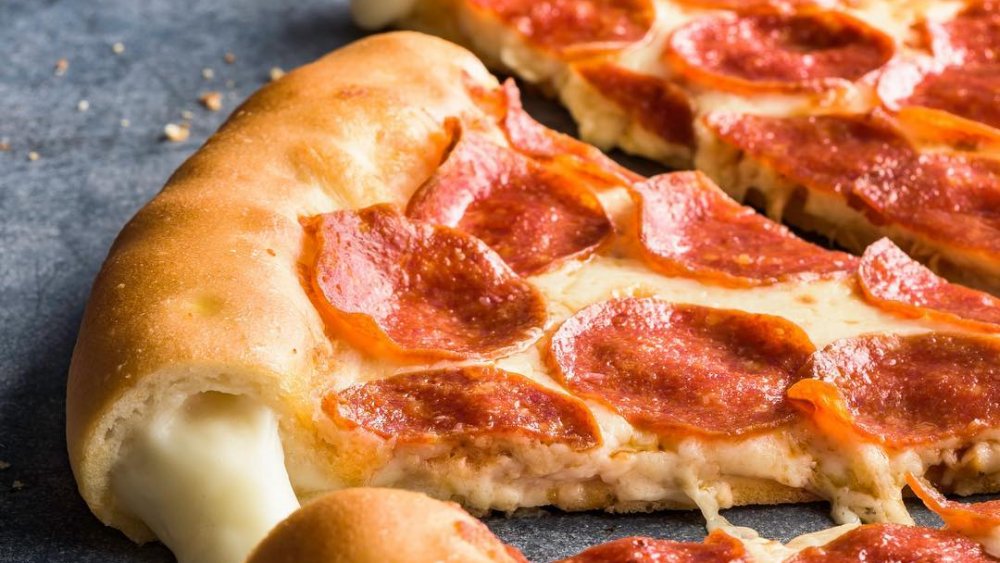 Pizza crust has who stuffed Pizza Hut