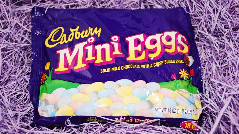 Bag of Cadbury Mini Eggs 