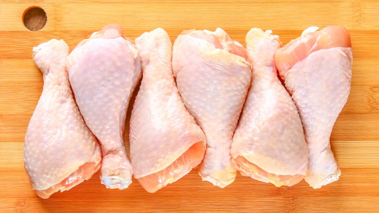 thawed raw chicken