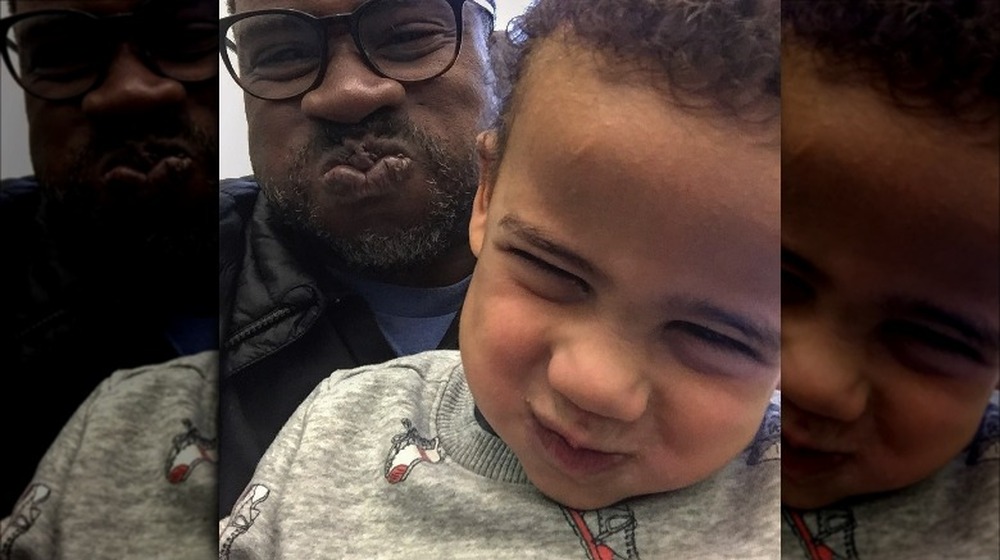 Roscoe Hall and son
