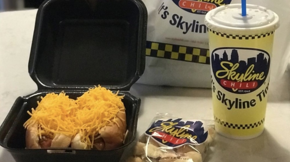 Skyline Chili food and containers