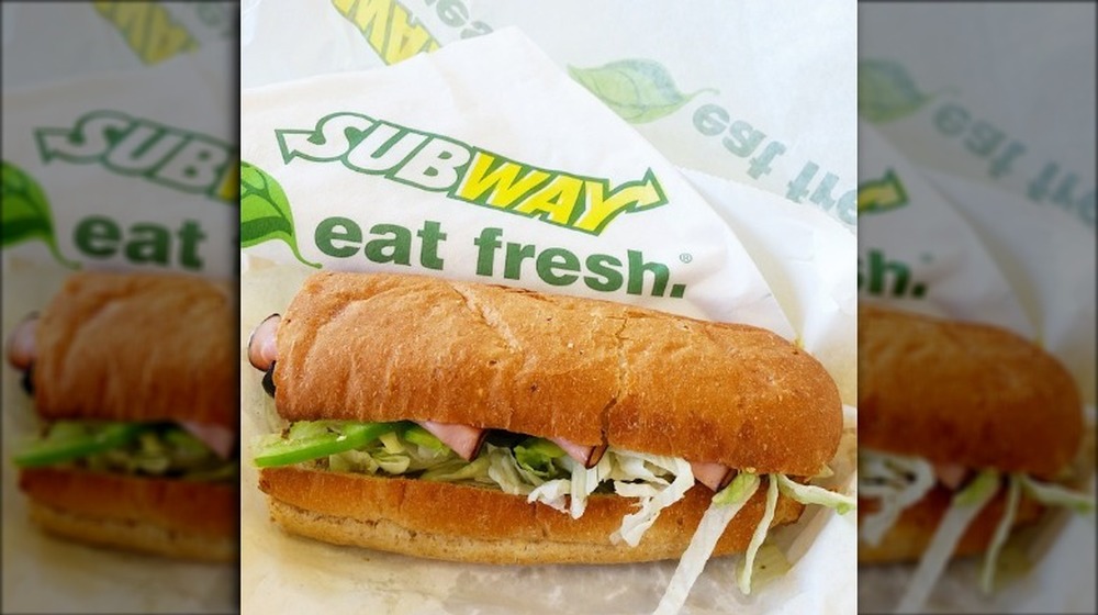 subway black forest ham footlong nutrition