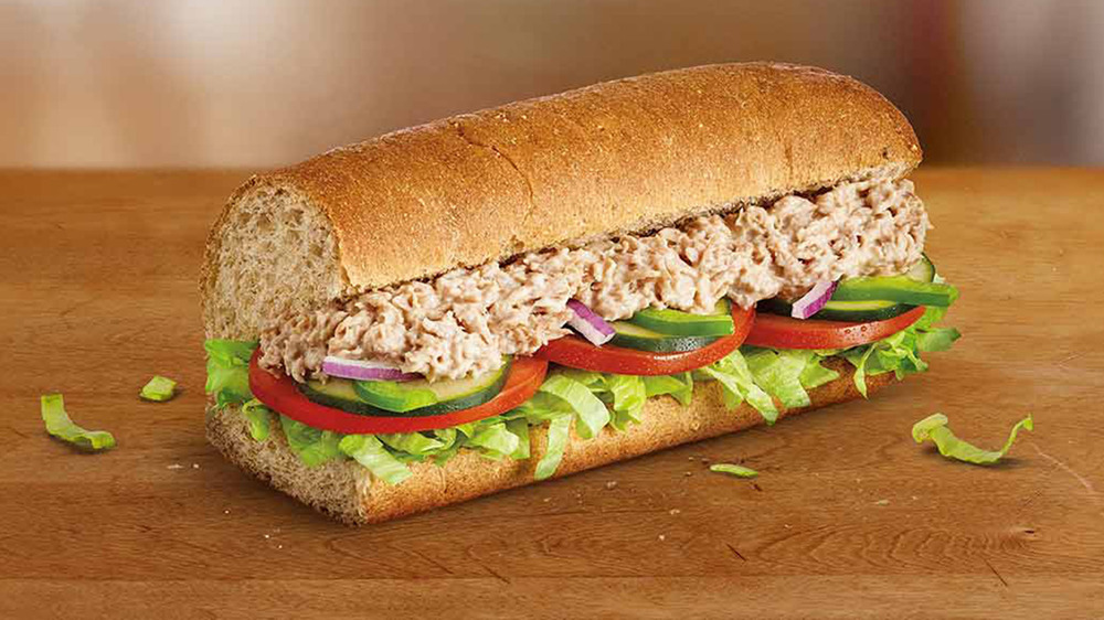 Subway tuna sandwich