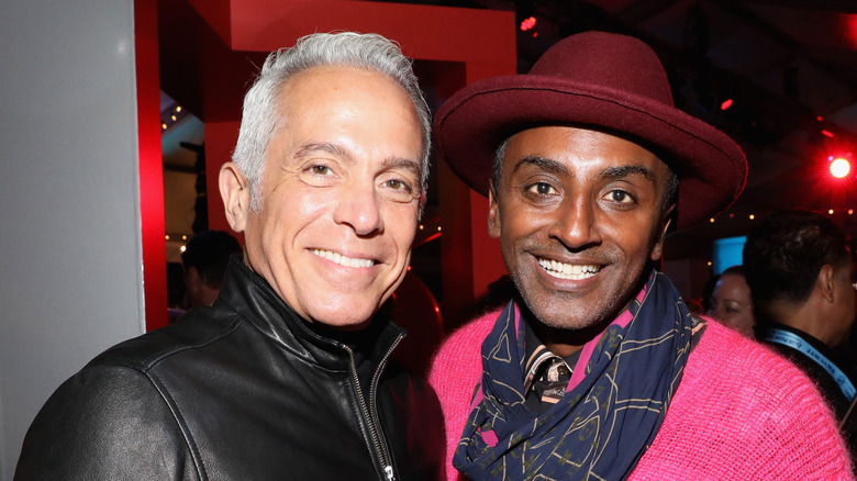 Geoffrey Zakarian and Marcus Samuelsson smiling