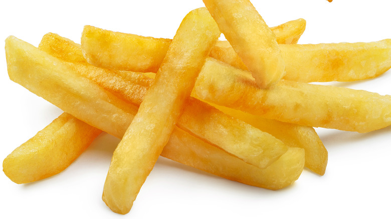 french fries on a plate