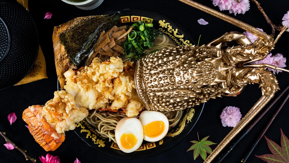 Bowl of world's most expensive ramen