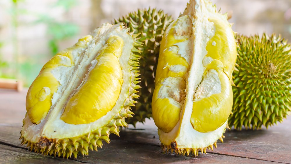 Durian, one of the stinkiest fruits in the world.