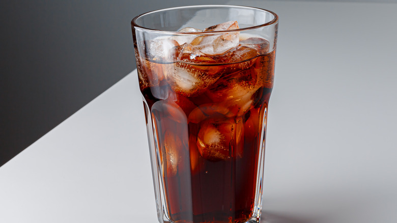 Glass of coke