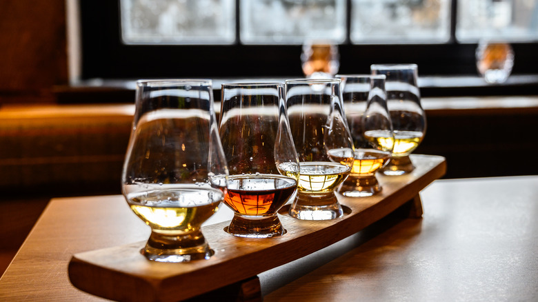 Bourbon in Glencairn glasses