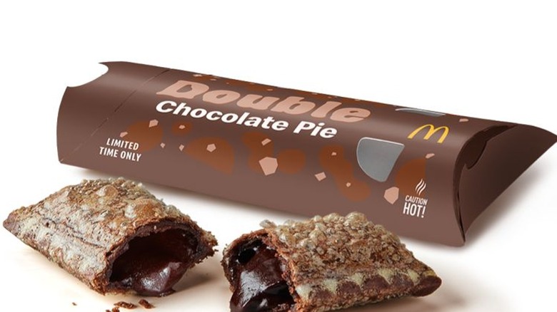 MacDonald's UK double chocolate pie