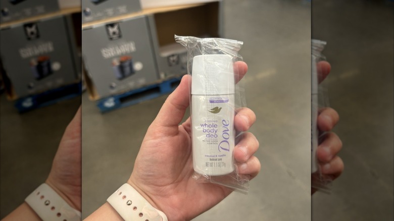 sample from a Sam's Club Freeosk