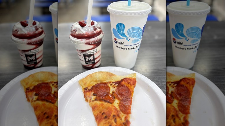 snacks from a Sam's Club food court
