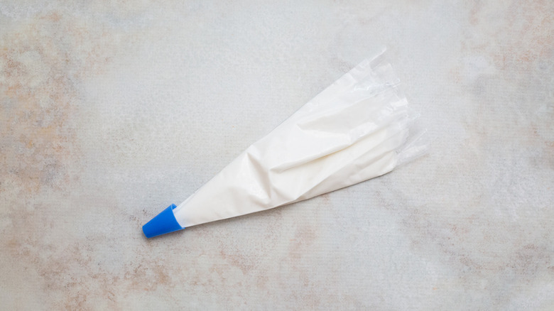 piping bag on marble table