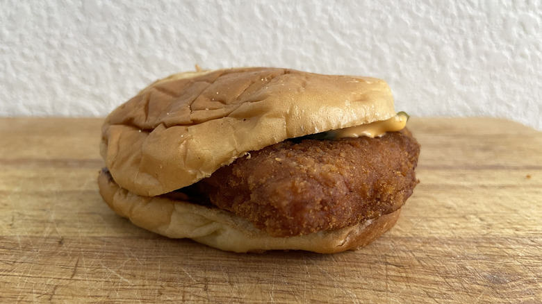 close-up of Spicy McCrispy