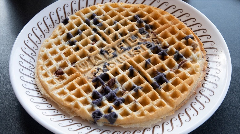 Waffle House blueberry waffle