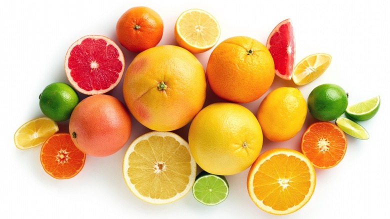 assorted citrus fruits