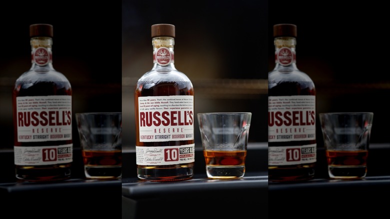 Russell's Reserve 10 Year and glass