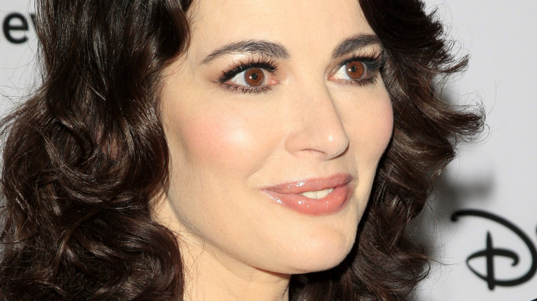 Nigella Lawson smiling and looking to the side