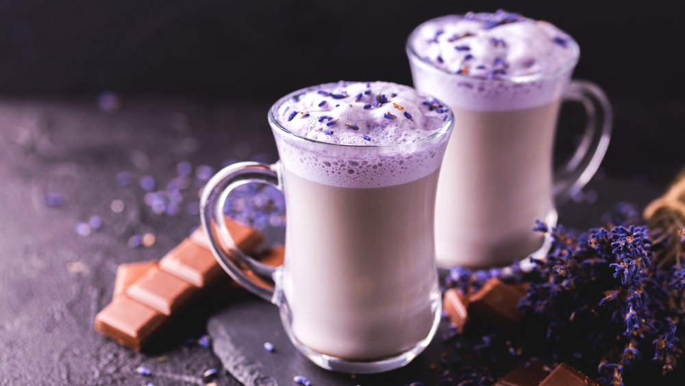 Lavender latte