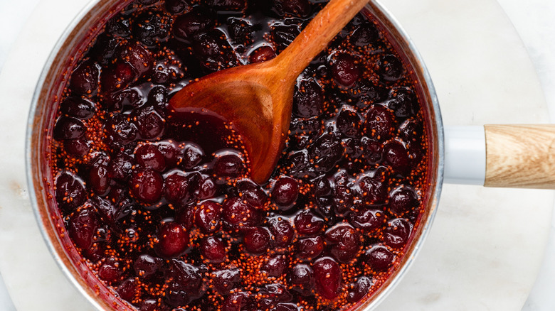 Cranberry sauce