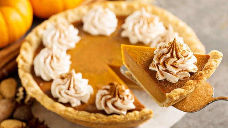 pumpkin pie whipped cream