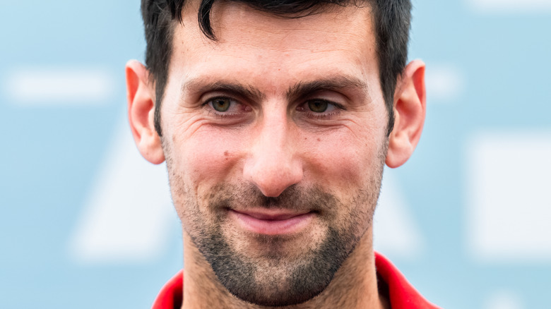 tennis player Novak Djokovic