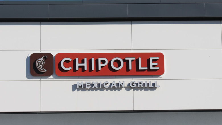 Chipotle Mexican Grill sign