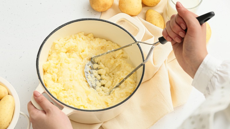 potato masher mashed potatoes