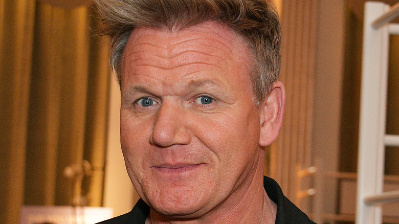 Gordon Ramsay smiling