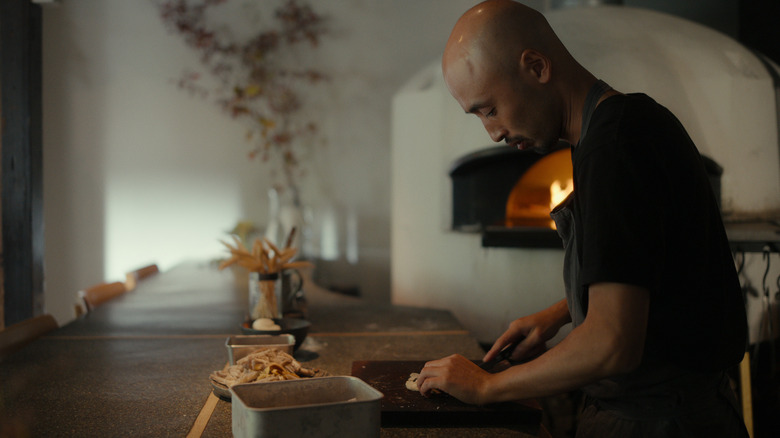   Chef Yoshihiro Imai's table