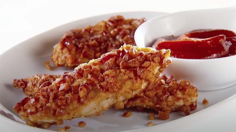 Giada De Laurentiis' pretzel chicken fingers