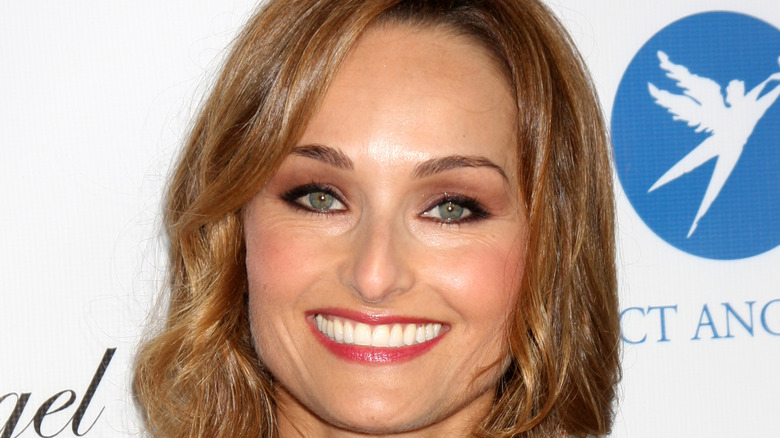 Closeup of Giada De Laurentiis smiling