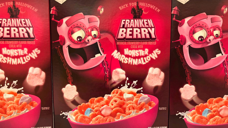 Franken Berry modern packaging