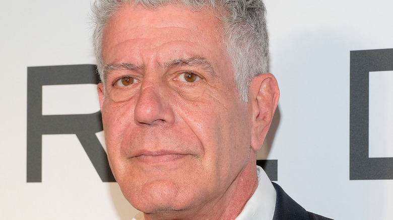 Anthony Bourdain closeup