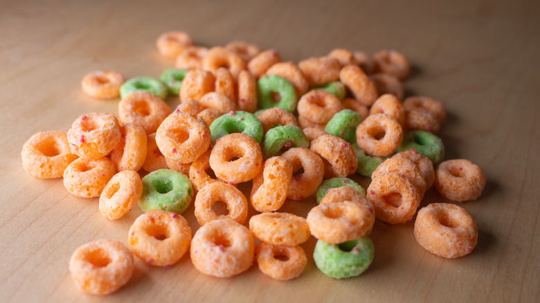 Apple Jacks cereal rings