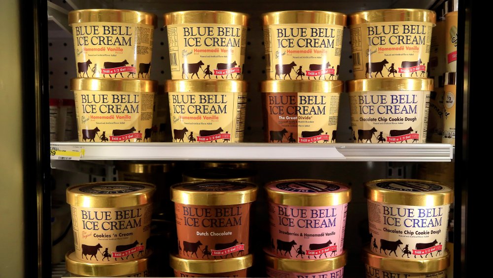 blue bell ice cream freezer