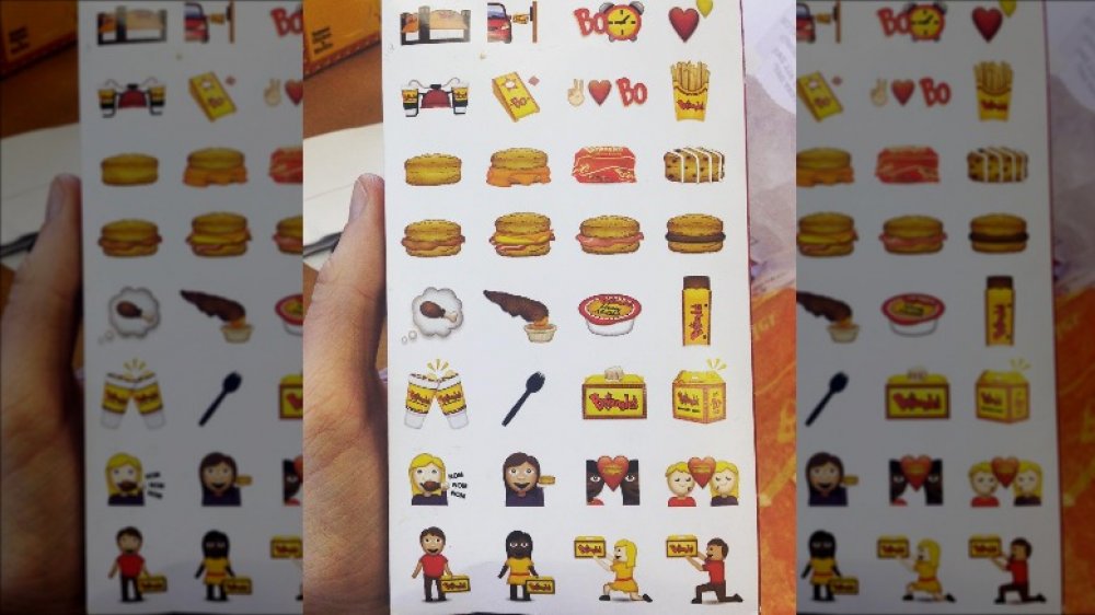 Bojangles' emoji app