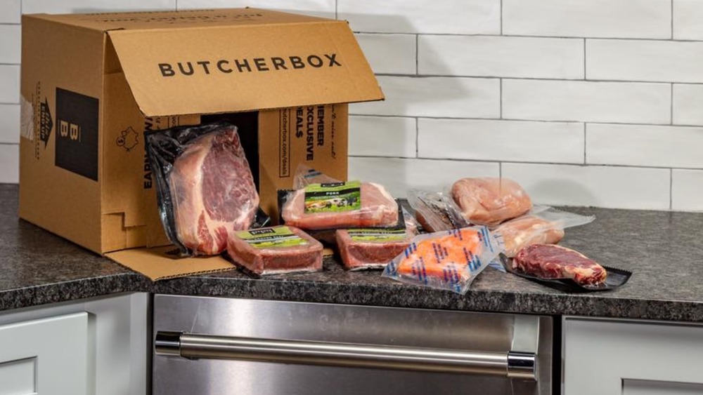 ButcherBox meat delivery different cuts in a box