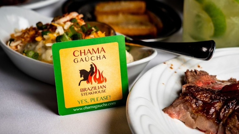 Chama Gaúcha steak and sides
