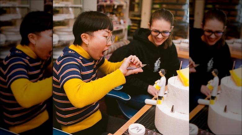 Caitlin Taylor at Charm City Cakes