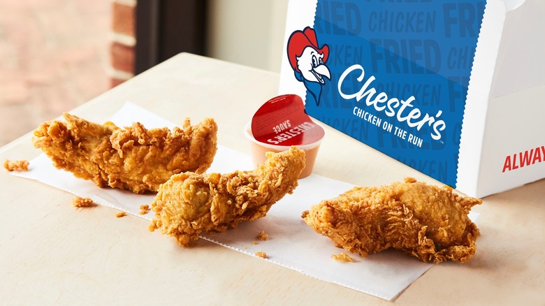 some crispy Chester's chicken